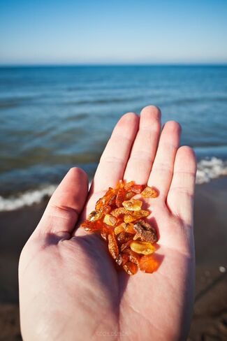 Baltic Amber Necklace - Natural Amber from Baltic Region, Genuine Amber 13 inch. in Saudi Arabia