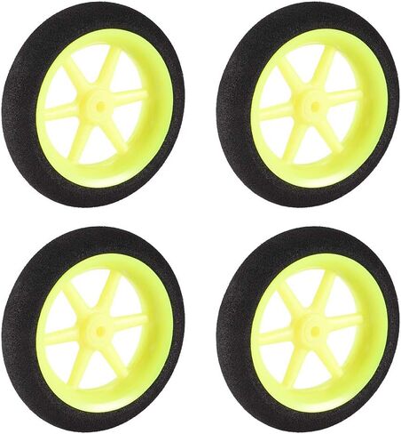 uxcell RC Model Plane Aircraft Wheel Micro Sport Wheel 0.11 Inch X 1.96 Inch - Wheel 4PCS in Saudi Arabia