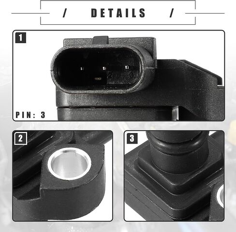 موتفورتي، حساس ضغط زيت المحرك، جي ام سي تيرين 2018-2023، بلاستيك، رقم 55573249، اسود in Kuwait