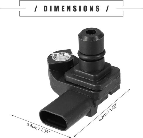 موتفورتي، حساس ضغط زيت المحرك، جي ام سي تيرين 2018-2023، بلاستيك، رقم 55573249، اسود in Kuwait