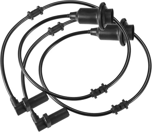 Motoforti Rear Left Rear Right ABS Sensor, Wheel Speed Sensor, for Mercedes-Benz CL500 2000-2006, Plastic, 2205400517 2205400417, Black in Saudi Arabia