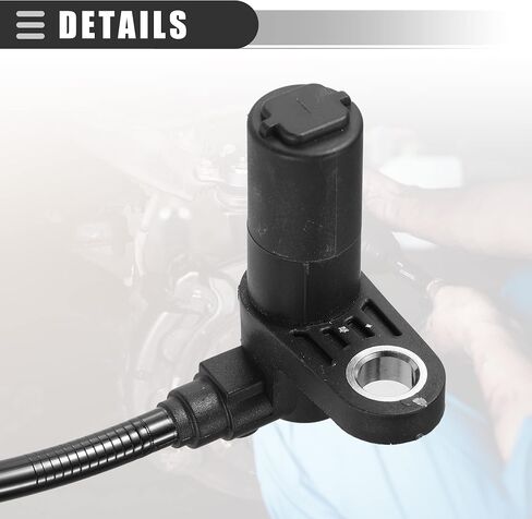Motoforti Rear Left Rear Right ABS Sensor, Wheel Speed Sensor, for Mercedes-Benz CL500 2000-2006, Plastic, 2205400517 2205400417, Black in Saudi Arabia
