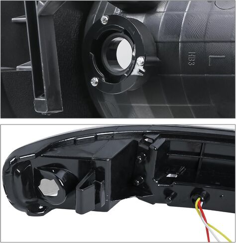 مجموعة المصابيح الأمامية M-AUTO Switchback LED DRL متوافقة مع 99-07 GMC Sierra 1500، 99-04 2500، 01-07 1500 HD/2500 HD/3500 HD، 99-06 يوكون، 00-06 يوكون XL 1500/2500 in Saudi Arabia