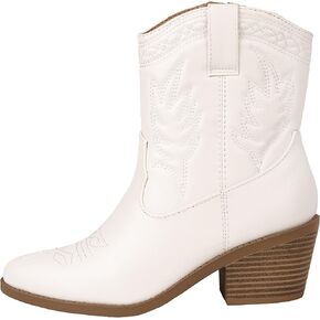 Womens Cowboy Boots Ankle Booties Rodeo Festival Fashion Outfit ~ COLIN