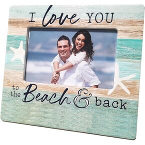 Couple Picture Frames 4x6,Nautical Theme Family Picture Photo Frame,Gifts for Couples, Valentine's Gift, Beach Frames 4x6 Inches Frame