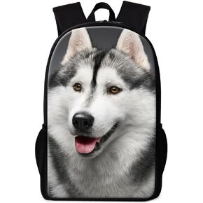 Cute Dog Printing School Backpack for Children Cool Animal Back Pack Girls Polyester Bookbags
