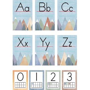 Teacher Created Resources Moving Mountains Alphabet Bulletin Board (TCR9170)