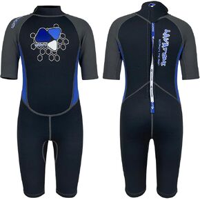 LayaTone Kids Wetsuit 3/2mm Neoprene Full Body Kids Wet Suits for Boys Girls One Piece Wetsuit for Swimming Diving Surfing Freediving Canoeing in Saudi Arabia