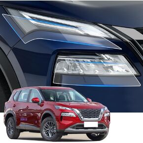 Car Headlight Protection Film for Nissan Rogue 2021 2022 2023 2024 Auto Accessories Lucency Vinyl Exterior Decoration Self Adhesive Sheet Sticker Cover Tint Tail Light