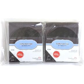 Scrapbook Adhesives by 3L 3L Scrapbook Adhesives Crafty Foam Tape, 1/2-Inch x 13-Feet, Black-Set of 10