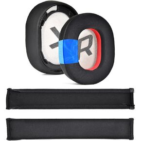 Replacement Ear Pads for Plantronics Backbeat Pro 2/Voyager 8200 UC Headphones Ear Cushions, Headset Earpads/Headband (Earpads+Headband Pad)