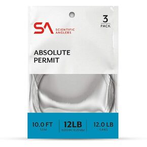 Scientific Anglers Absolute Permit Leader 3-Pack 10'