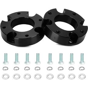 3" Front Suspension Level Kit Compatible with 2007-2021 Toyota Sequoia, 2007-2022 Tundra, 3 inch Front Strut Spacers Leveling Lift Kit, Set of 2