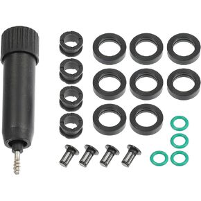 Fuel Injector Seal O-Ring for Honda Civic 1.5L 1.6L 1992-1995 for Acura TL 2.5L 1995-1996 / Fuel Injector Rubuild Kit/Durable / 1 Set Black