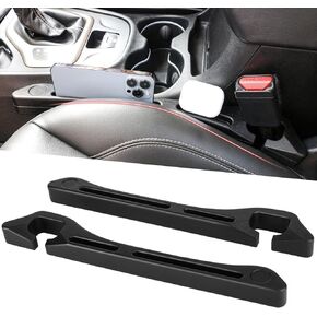 Car Seat Gap Filler, 2 Pack Seat Gap Filler Organizer with Seat Belt Holes, Seat Gap Fillers Between Seat and Console