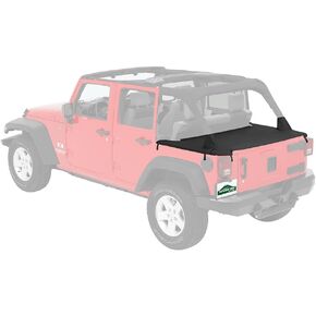 Pavement Ends by Bestop 41829-35 Black Diamond Cargo Cover for 2007-2018 Jeep Wrangler JK Unlimited