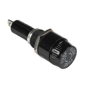 HQRP غطاء برغي لوحة جبل حامل الصمامات لصمامات 6 × 30 مم 30A 250V AC، R3-14A2 BK/HKP-R، UL مدرج