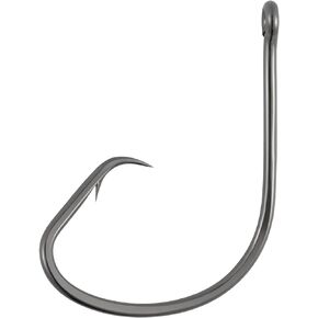 Dr.Fish 100 Pack Circle Hooks Black Nickel Offset Wide Gap Surf Fishing Saltwater Live Bait Hooks High Carbon Steel Hooks for Bass Tuna Mackerel Striper Flounder Freshwater #6-10/0
