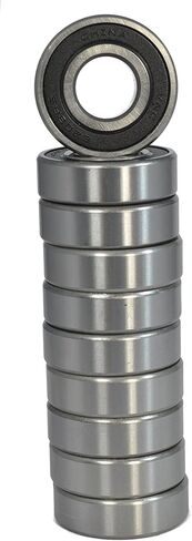 6203-10-2RS 6203-5/8-2RS (5/8 بوصة × 40 مم × 12 مم) C3 محمل كروي شعاعي مختوم ممتاز 10 عبوات in Kuwait
