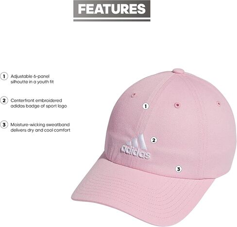 adidas Kids-Boy's/Girl's Relaxed Adjustable Fit Cap in Kuwait