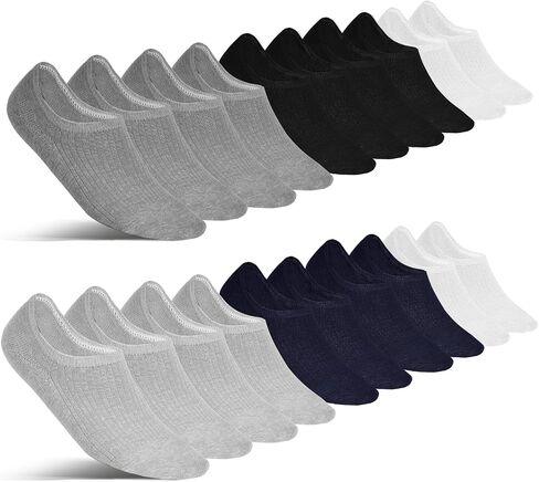 Womens Cotton Ankle Socks No Show Socks Low Cut Socks Cotton Socks for Men&Women Non Slip Flat 7Pairs in Saudi Arabia