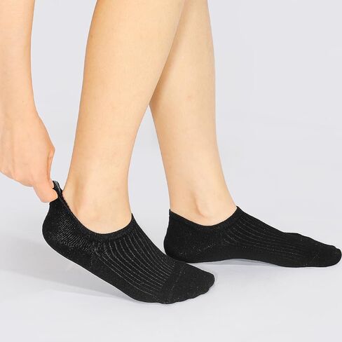 Womens Cotton Ankle Socks No Show Socks Low Cut Socks Cotton Socks for Men&Women Non Slip Flat 7Pairs in Saudi Arabia