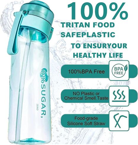 7 PCS Flavor Pods for Air Water Bottle,Compatible with 650ML Scent Water Bottle with in Saudi Arabia
