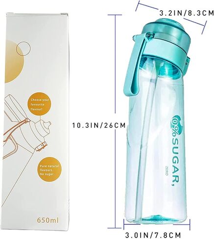 7 PCS Flavor Pods for Air Water Bottle,Compatible with 650ML Scent Water Bottle with in Saudi Arabia