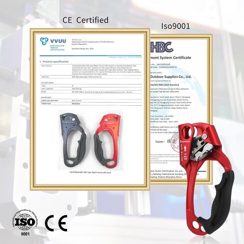 NewDoar UIAA & CE معتمد اليد الصاعد تسلق الصخور شجرة Arborist رابيلينج والعتاد معدات حبل المشبك لحبل 8 ~ 12 مللي متر in Saudi Arabia