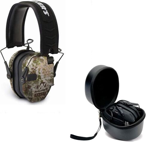 Walker's Razor Slim Electronic Earmuffs | Protective Case in Saudi Arabia