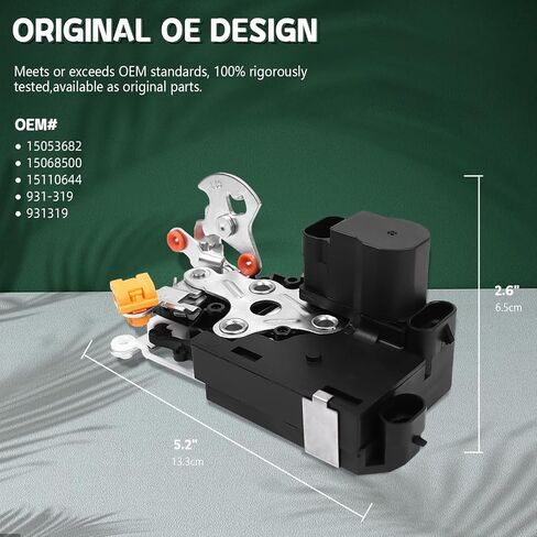 OTUAYAUTO 931-318 Door Lock Actuator Front Left Driver Side - Replacement for Cadillac Escalade, GMC Sierra Yukon, Chevrolet Suburban Silverado Power Door Latch Motor in Kuwait