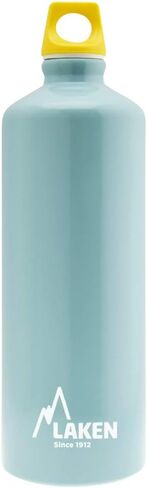 Laken Futura Aluminum Water Bottle - Narrow Mouth, Screw Cap with Loop - Leak-Proof, BPA Free, Made in Spain - 20oz, Khaki in Kuwait