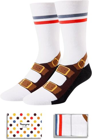 HAPPYPOP Men Donut Socks Poker Pineapple Socks, Funny Mushroom Poker Gift Men, Novelty Crazy Food Socks in Kuwait