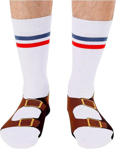 HAPPYPOP Men Donut Socks Poker Pineapple Socks, Funny Mushroom Poker Gift Men, Novelty Crazy Food Socks in Kuwait