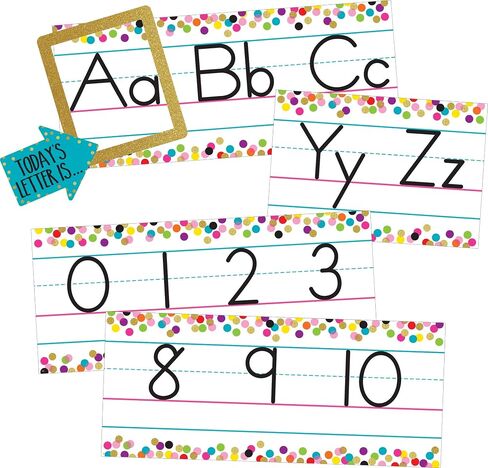 Teacher Created Resources Confetti Alphabet Line Bulletin Board (TCR8804) in Saudi Arabia