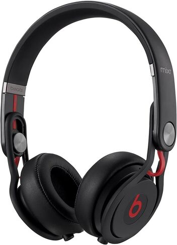 Black Leather Replacement Ear Pads Compatible with Beats Mixr On-Ear Headphones (Black) in Saudi Arabia