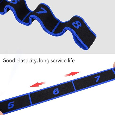 VGEBY Stretch Band Elastic Resistance 8 Loops Exercise Band for Ballet Dance Gymnastics Training in Saudi Arabia