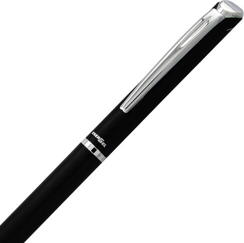 قلم Pentel Energel Style مع عبوتين - قلم تنفيذي متوسط ​​الخط 0.7 مم - قلم Pentel جل رولربال قابل لإعادة الملء - قلم فاخر مع صندوق هدايا مبطن بالمخمل - برميل أسود in Saudi Arabia