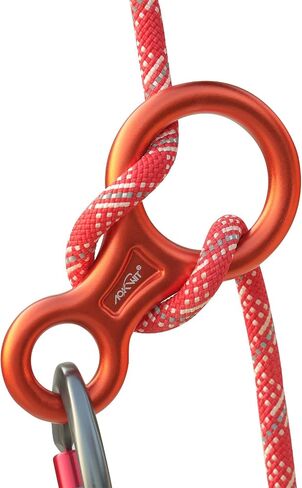 Rescue Figure 8 Descender Climbing Gear Downhill Equipment 35KN/3500kg 7075 Aluminum Alloy Rigging Plate for Climbing Belaying and Rappeling Device in Kuwait