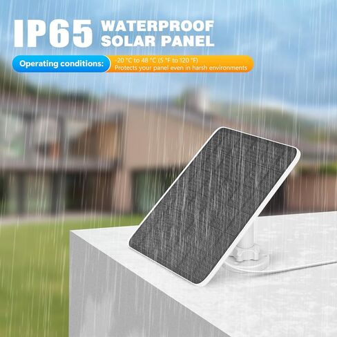 لوحة شمسية لجرس الباب الدائري، لوحة شمسية 6 واط متوافقة مع جرس الباب بالفيديو 2، جرس الباب بالفيديو 3، جرس الباب بالفيديو 3+، جرس الباب بالفيديو 4 وجرس الباب بالفيديو بلس in Kuwait