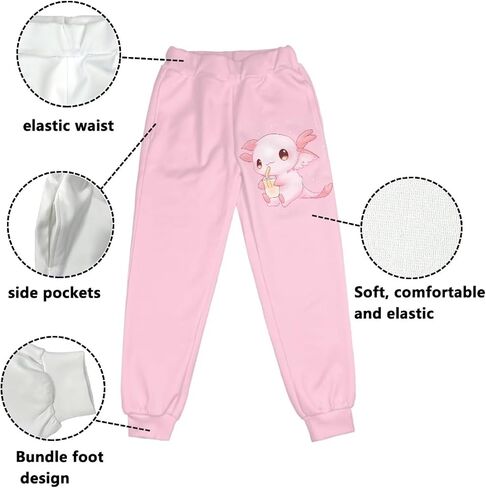 Showudesigns Sweatpants for Girls 4-15 Years with Pockets in Kuwait
