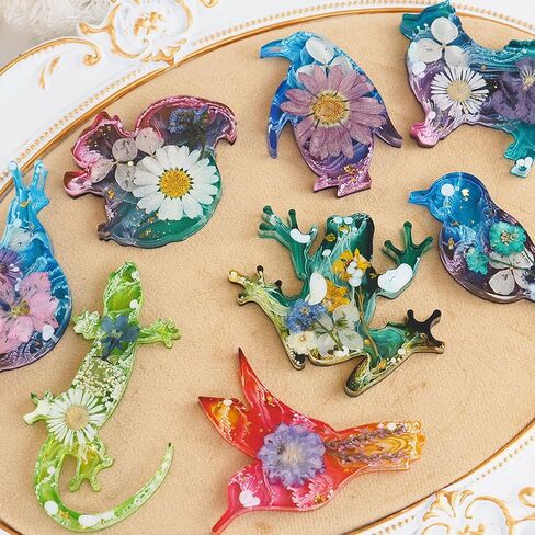 Keychain Resin Molds Cute Animal Silicone Molds Keychain Making Silicone Molds for Resin Casting DIY Keychain Pendant Necklace Jewelry Making Ornaments Art Craft Decor in Saudi Arabia