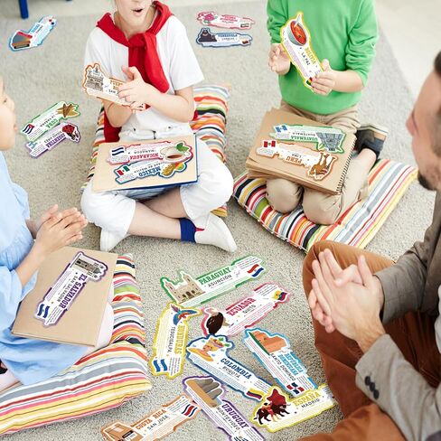 21 Pcs Spanish Language Country Posters Latin American Countries Learning Posters Spanish Language Learning Materials Flags Classroom Decorations for Students and Teachers in Saudi Arabia