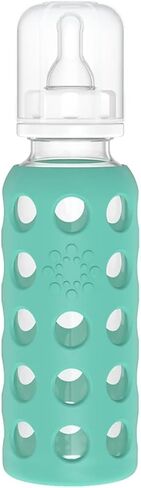 Lifefactory 9oz Glass Baby Bottle 2pk (Kale/Blueberry) in Kuwait