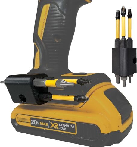 Drill Bit Holder - DeWalt 20v/12v. 1/4" inch Drill bit holder and tool organizer in Kuwait