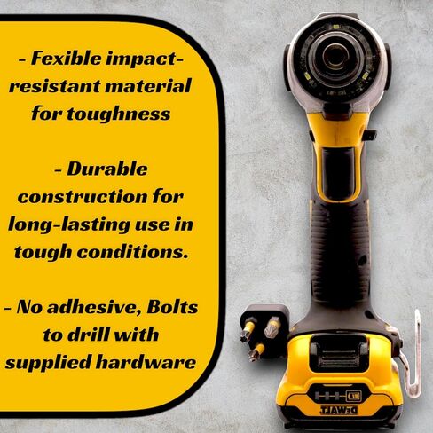 Drill Bit Holder - DeWalt 20v/12v. 1/4" inch Drill bit holder and tool organizer in Kuwait