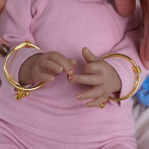 BABESIDE Lifelike Reborn Baby Dolls Daisy Black Girl - 20 بوصة جسم ناعم واقعي - دمى أطفال حديثي الولادة مصنوعة يدويًا من الحياة الحقيقية مع ملابس ولعبة هدية للأطفال في سن الأطفال in Kuwait