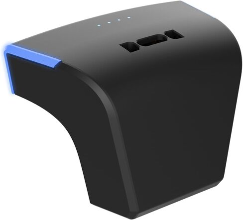 Nyko - Power Pak Edge - حزمة بطارية قابلة لإعادة الشحن بقدرة 1100 مللي أمبير في الساعة لوحدة تحكم PS4 DualSense Edge - طقم شحن للتحكم في Playstation 5 - مؤشرات LED وكابل شحن USB-C متوهج بطول 3 أقدام in Kuwait