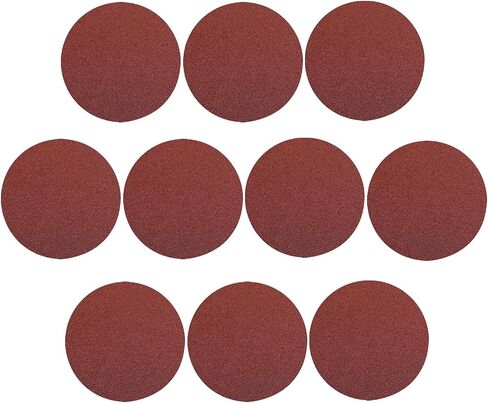 Utoolmart PSA Sanding Discs, 8-inch Self Stick Adhesive Back Sandpaper, 120 Grits No-Hole Aluminum Oxide Sanding Paper, for Random Orbital Sander, Wood, Metal Polishing, 10 Pcs in Kuwait