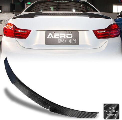 سبويلر صندوق السيارة من ألياف الكربون الحقيقية من AeroBon متوافق مع 2014-2020 BMW 4-Series F36 4-Door Gran Coupe (نمط CS) in Kuwait